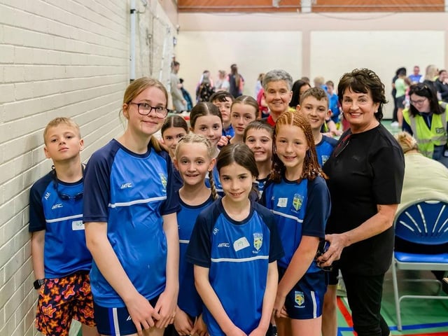 Over 110 children from 14 local primary schools took part in the biggest-ever Caina Healey Children's Try-a-Tri, a special event organised by the Bogside and Brandywell Health Forum in partnership with the Danny Quigley Fund.
