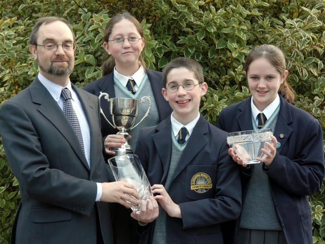 Derry and Donegal secondary school pupils in October 2003