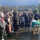 Republicans gathered in the City Cemetery as Gerry McCartney was laid to rest on Monday.