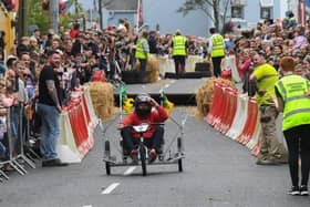 The Soapbox Derby in Carndonagh, pictured here last year, is one of a host of events across Inishowen this weekend. Photo: George Sweeney