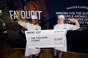 Winners of the Favourit bursary is students from Ulster University, Alex Saniya Maria and Nia Ward-Gallagher.