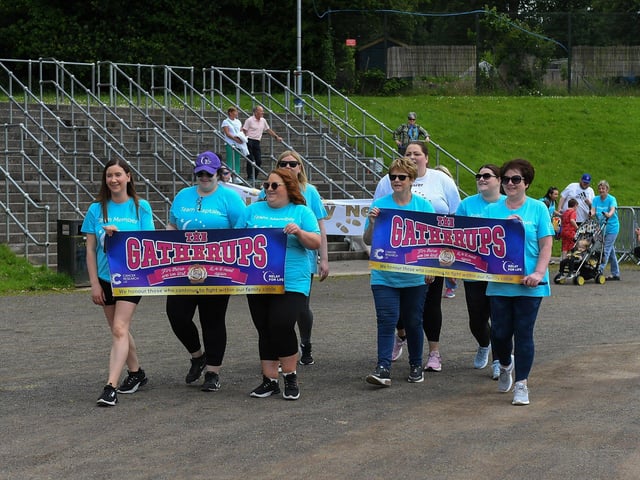 Forty teams, fundraising in the fight to beat cancer, participated in the 24 hour Legenderry Relay for Life at St Columba’s Park on Saturday. Photo: George Sweeney.