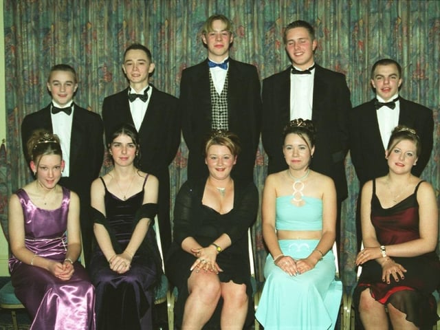 Young attendees at the Clondermot High School school formal back in 2000.