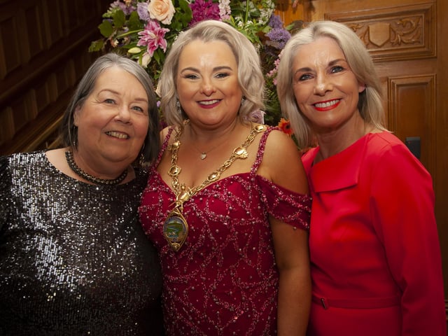 Councillor Sandra Duffy hosted the annual Mayor's Ball in the Guildhall on Friday in aid of the Mayor's chosen charity, First Housing Aid and Support Services.
