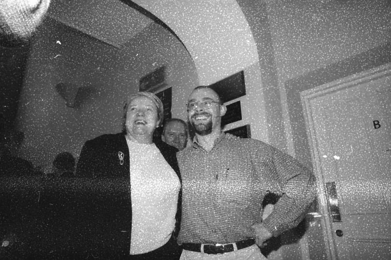 Mo Mowlam at St. Columb's Park House.