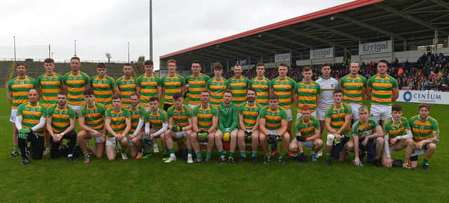 The Glenullin panel that defeated Drumsurn in the Derry IFC final in Celtic Park.  Photo: George Sweeney.  DER2243GS – 023