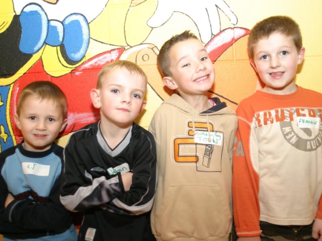 Pictures of Derry people partying in November 2003