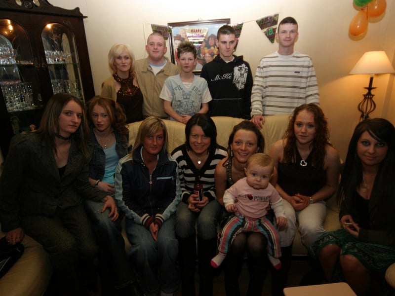 Friends and family gather to celebrate with Natalie and Caoimhinn on the occasion of their 18th and 14th birthdays 0130/JML : .