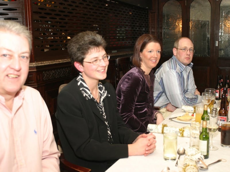 Christmas parties in Derry in December 2003.