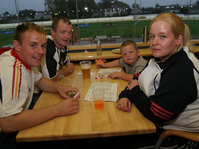 Enjoying the Lifford Races in the late summer of 2004.