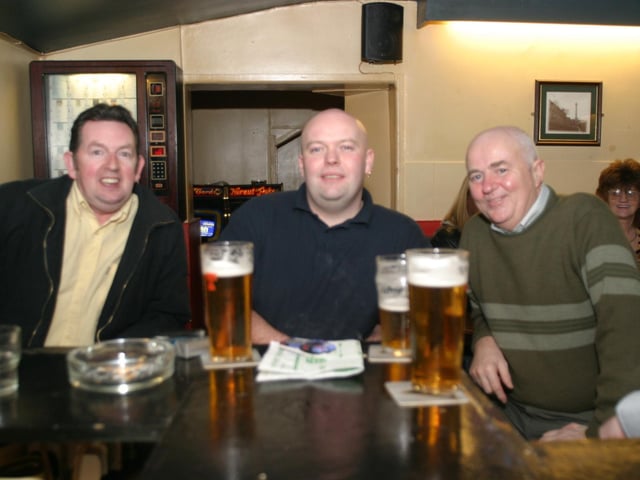 Out and about in The Talk of the Town in early 2004.