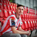 Gavin Whyte takes in his new surroundings at Brandywell.