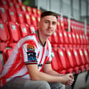 Gavin Whyte takes in his new surroundings at Brandywell.
