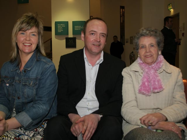 Enjoying a night at the Millennium Forum in April 2005.