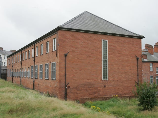The former British Army military barracks at Ebrington in September 2005 shortly after it was transferred to the Executive.