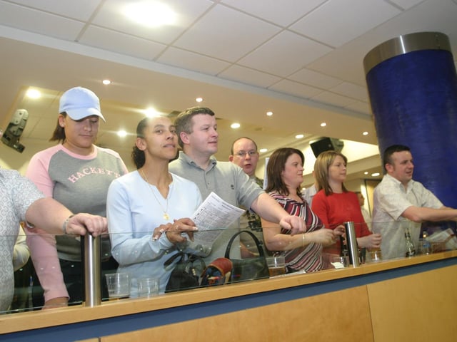 A night at the Lifford Races back in January 2004.