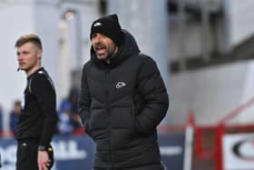Larne Manager Tiernan Lynch is a frontrunner for the vacant Derry job.