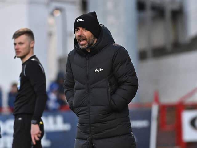 Larne Manager Tiernan Lynch is a frontrunner for the vacant Derry job.