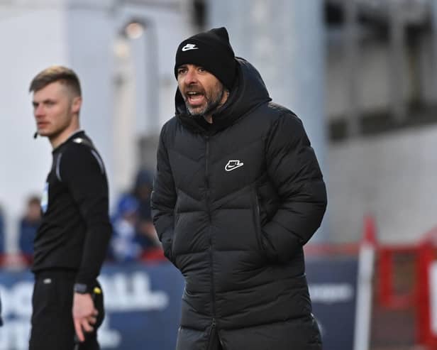 Larne Manager Tiernan Lynch is a frontrunner for the vacant Derry job.