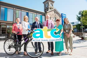 Mary McLaughlin, DCSDC; Claire Pollock, Sustrans; Clive Watson, Translink; Alan Young, Translink; Fiona McCann, PHA; Camilla Lowry, WHSCT