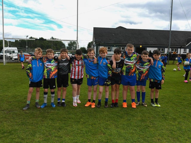 Children pictured at the Steelstown Brian Ogs Cul Camp. Photo: George Sweeney