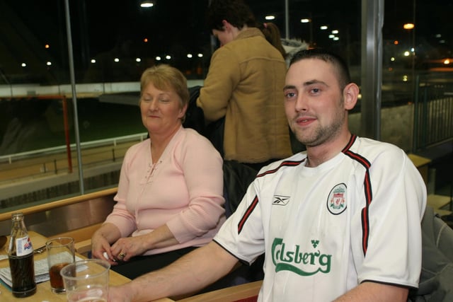 Derry and Donegal people enjoying a night at the Lifford Races in 2004.
