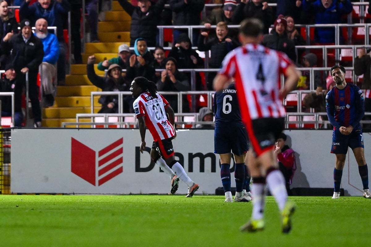 Kevin Dos Santos nets winner for Derry City as Patrick McClean stars against St Pat's