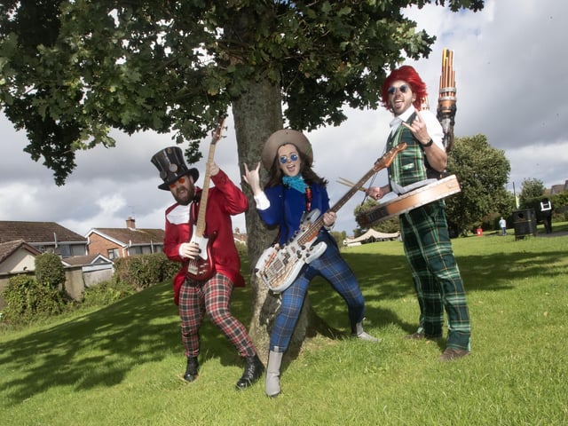 'Steam Pucks' performing at Saturday's Waterside Together Festival. : .