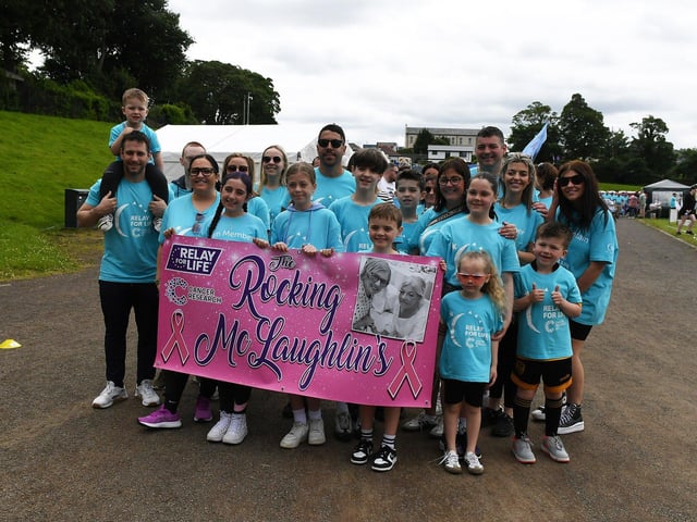 Forty teams, fundraising in the fight to beat cancer, participated in the 24 hour Legenderry Relay for Life at St Columba’s Park on Saturday. Photo: George Sweeney.