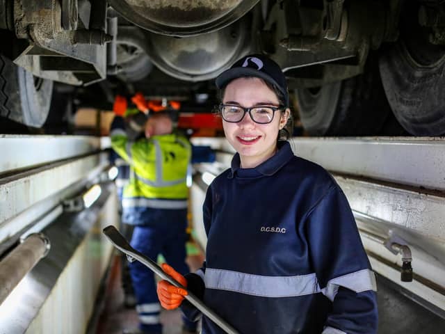 HGV Apprentice with Derry City and Strabane District Council, Niamh Watson.
