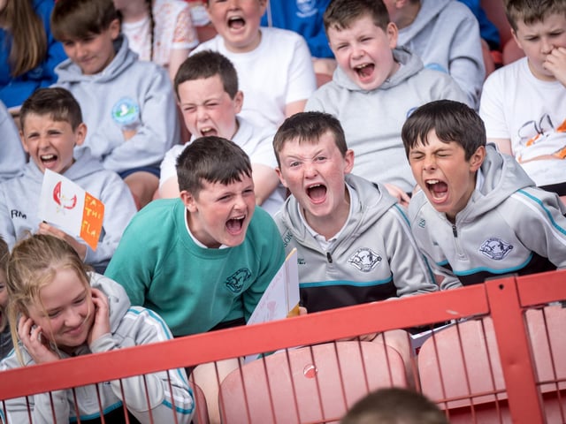 The annual Fan the Flame mass was celebrated recently in Celtic Park for pupils who recently made their confirmation.