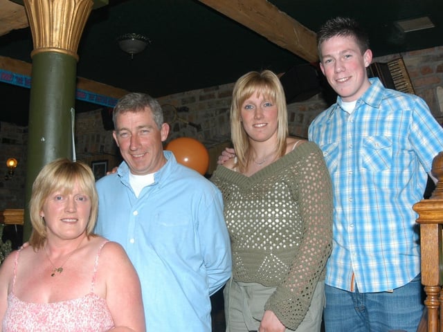 Lisa McGuinness heading out for a few drinks with family and friends.