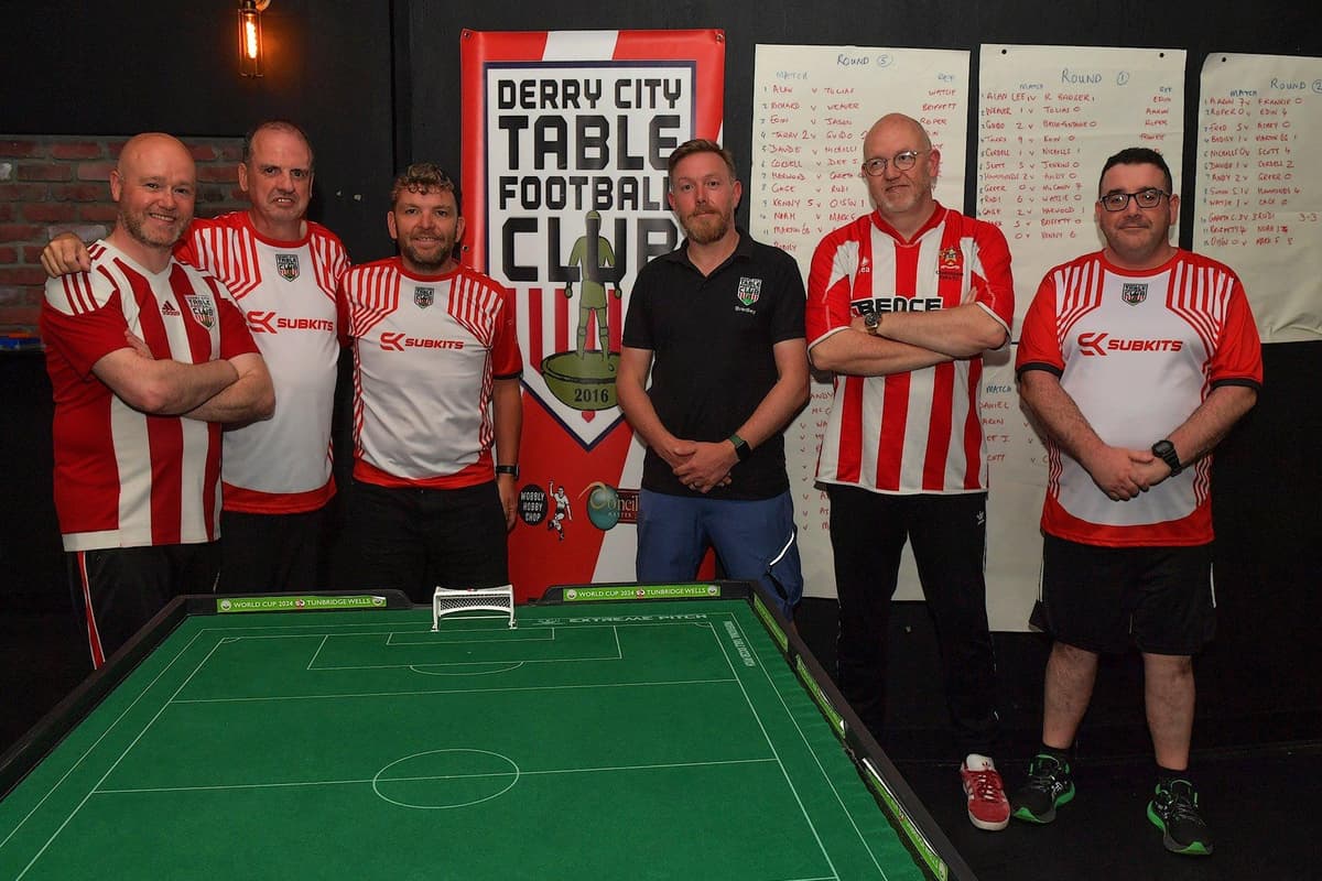 8 Nail-biting pictures of the Subbuteo Irish Open, which was held in Derry  last weekend