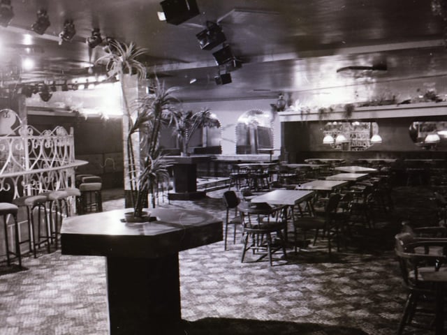 Inside The Continental Club in 1985.