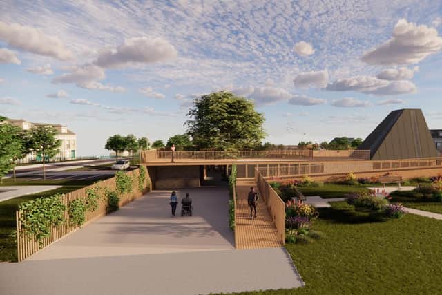 Part of the community hub complex being proposed by Apex.