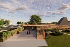 Part of the community hub complex being proposed by Apex.