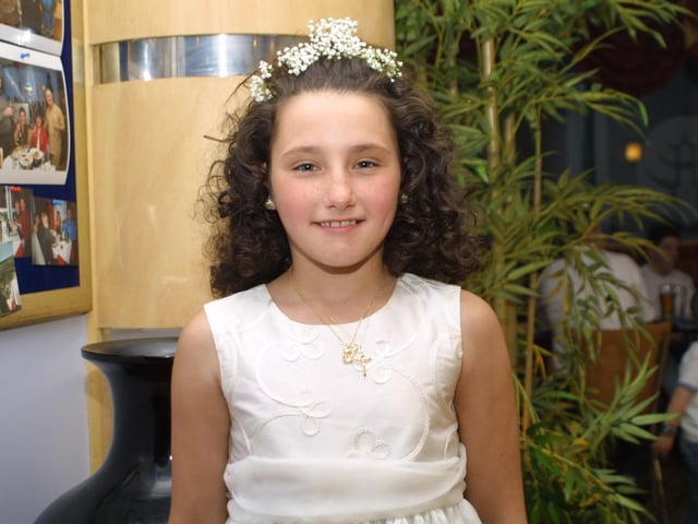 Catherine Mooney's Confirmation at Mandarin Palace.