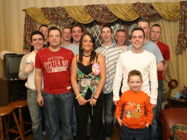 Derry people enjoying parties in 2004. Holly Leake
