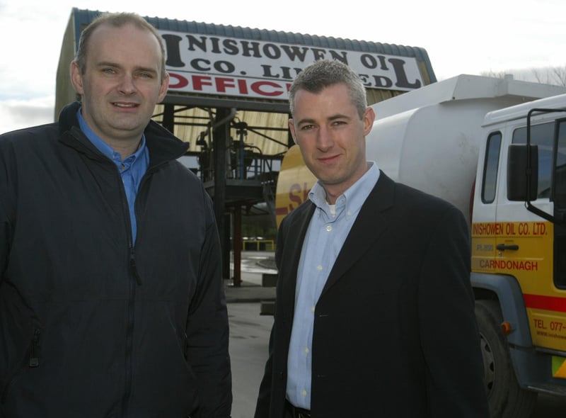 Conor and Mark Kelly of inishowen Oil. (2401JB70)