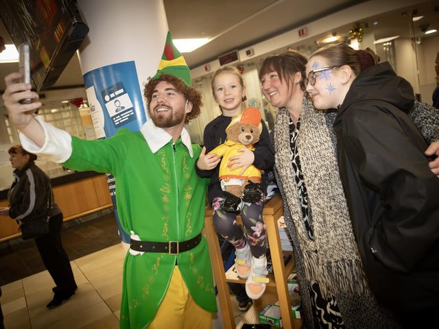 Grabbing a selfie with the Derry Credit Union's John Sheerin on Saturday. : .