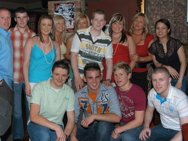 Liam and all his friends and family pictured celebrating his birthday at the Strand Bar.
