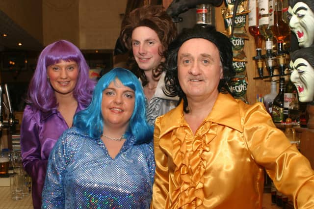 Enjoying a spooky pint on a Halloween night out in Derry