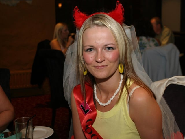 Parties and celebrations in 2004: Siobhan McBride.