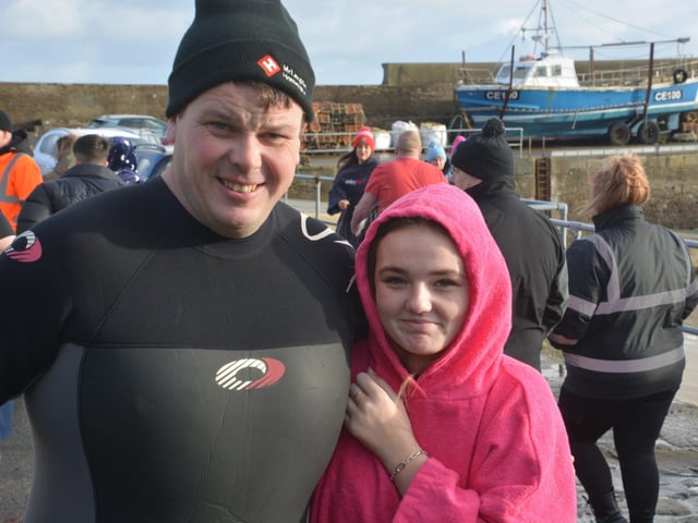 Malin Head Community Christmas Day Swim at Portmor Beach.