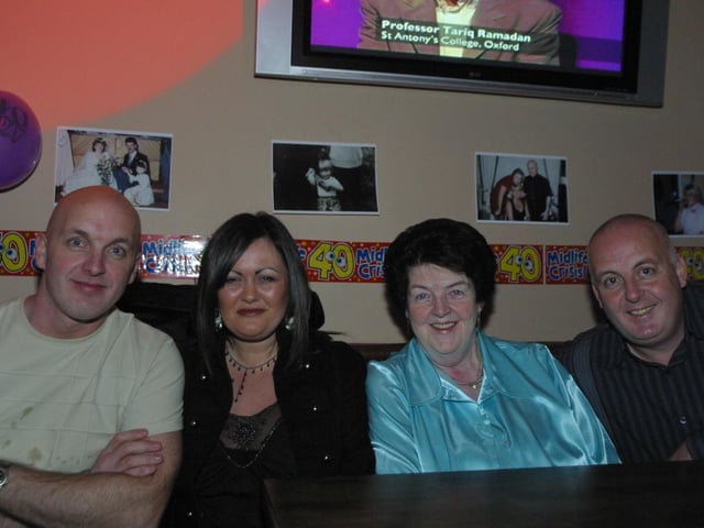 Left to right Christopher, Angela, Margaret and Mark Curran. 153/dd