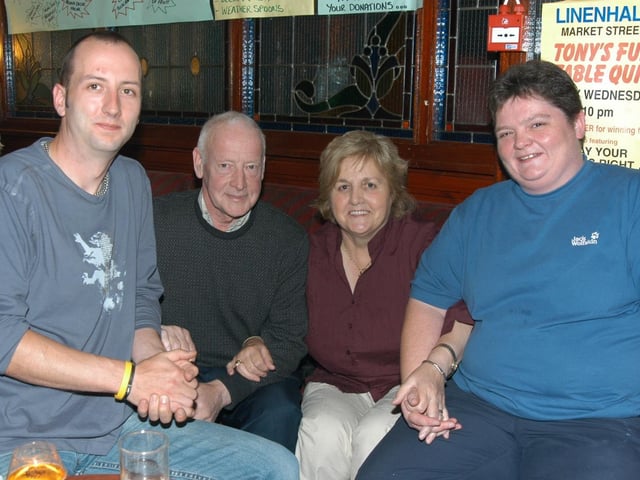 Linen Hall Charity Night, 20 years ago.