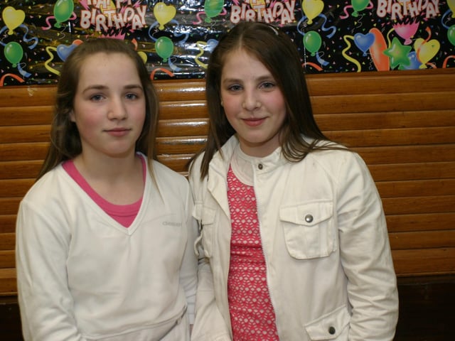 Having fun at Derry parties in 2004. Tanya & Sarah Gallagher