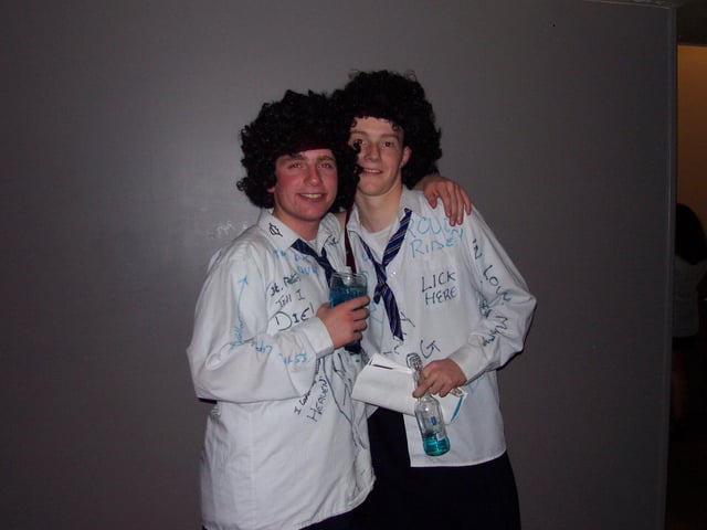 School Days at Sugar nightclub back in 2002.