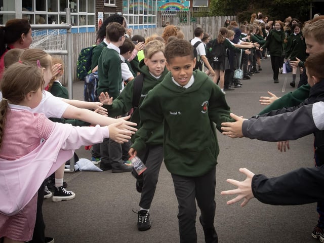 P7 Pupils Sign Off at Greenhaw PS! Jim McCafferty Photography