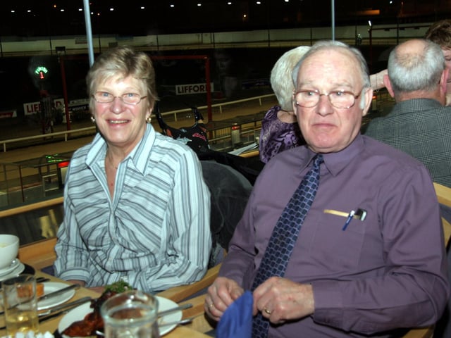 Mary McConnell, David Donnell enjoy a night at the Lifford Stadium 0045JML : Parties and nights out in Derry and Donegal in February 2006.